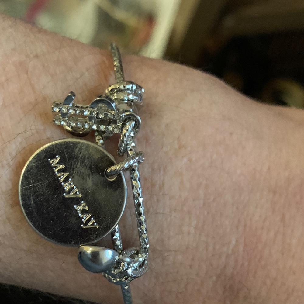 Mary Kay Silver Charm Bracelet